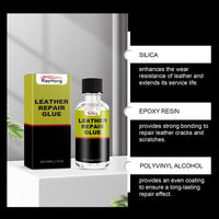 30ml Car Leather Repair Repair Fluid Auto Seat Maintenance Leather Care Liquid Rubber Leather Gel Sofa Car Leather Adhesive Glue