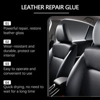 30ml Car Leather Repair Repair Fluid Auto Seat Maintenance Leather Care Liquid Rubber Leather Gel Sofa Car Leather Adhesive Glue